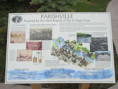 Parishville Marker. Click for full size. Parishville Marker image. Click for full size.