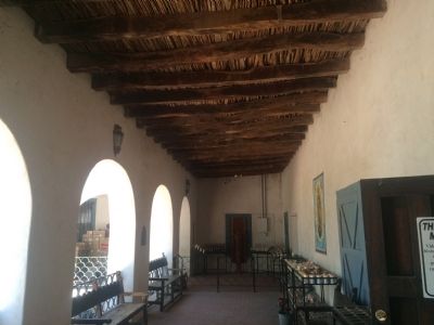 Wide view of Mission San Xavier del Bac Marker. Click for full size. Wide view of Mission San Xavier del Bac Marker image. Click for full size.