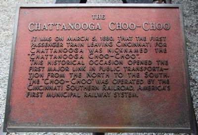 The Chattanooga Choo-Choo Marker image. Click for full size.