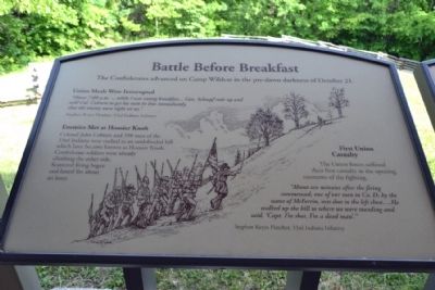 Marker #5 - Battle Before Breakfast image. Click for full size.