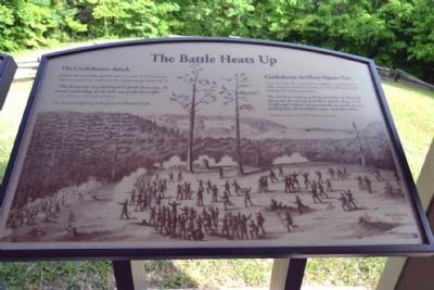 Marker #7 - The Battle Heats Up image. Click for full size.