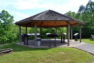 Visitor Pavilion with Markers image. Click for full size.