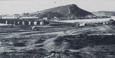 1864 Military Bridge Marker image. Click for full size.