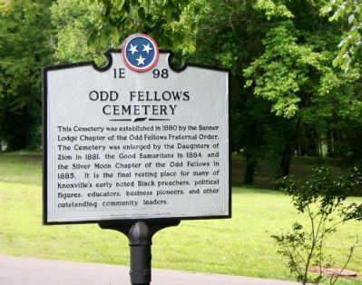Odd Fellows Cemetery Marker image. Click for full size.