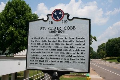St. Clair Cobb Marker image. Click for full size.