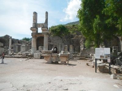 The Temple of Domitian Marker. Click for full size. The Temple of Domitian Marker image. Click for full size.