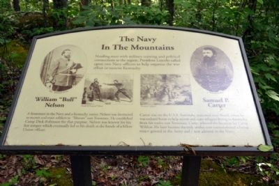 Marker #1 - The Navy In The Mountains. Click for full size. Marker #1 - The Navy In The Mountains image. Click for full size.