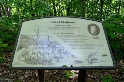 Marker #3 - Alfred Mathews. Click for full size. Marker #3 - Alfred Mathews image. Click for full size.