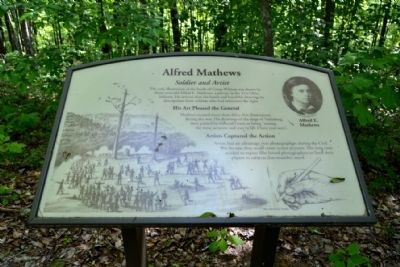 Marker #3 - Alfred Mathews image. Click for full size.