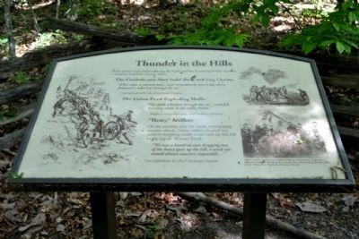 Marker #5 - Thunder in the Hills. Click for full size. Marker #5 - Thunder in the Hills image. Click for full size.