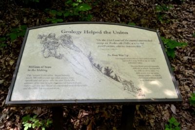 Marker #7 - Geology Helped the Union. Click for full size. Marker #7 - Geology Helped the Union image. Click for full size.