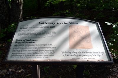 Marker #2 - Gateway to the West. Click for full size. Marker #2 - Gateway to the West image. Click for full size.