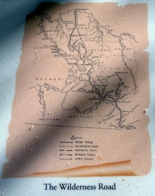 Map of the Wilderness Road. Click for full size. Map of the Wilderness Road image. Click for full size.