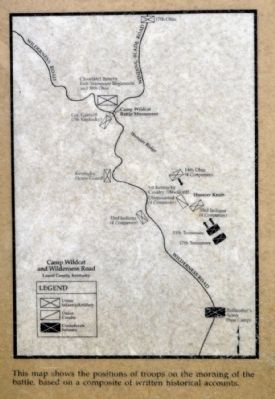 Positions of Troops on Morning of Battle image. Click for full size.