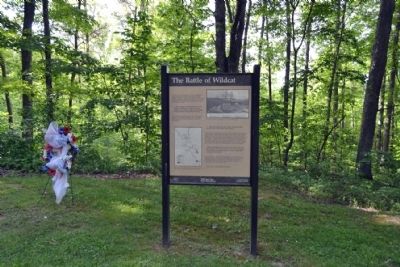 The Battle of Wildcat Marker. Click for full size. The Battle of Wildcat Marker image. Click for full size.