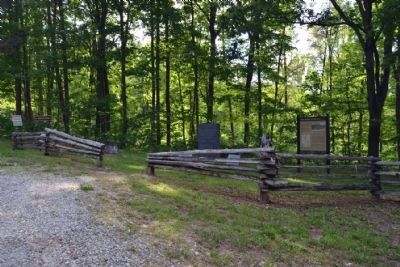 Marker Near Camp Wildcat Battle Monument. Click for full size. Marker Near Camp Wildcat Battle Monument image. Click for full size.
