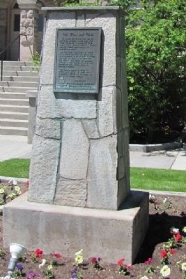 The Teton Dam Flood Marker Marker. Click for full size. The Teton Dam Flood Marker Marker image. Click for full size.