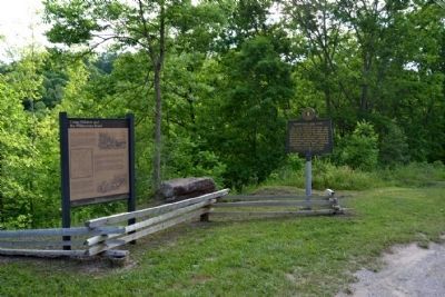 Camp Wildcat and the Wilderness Road and<br>Camp Wildcat / Union Civil War Camp Markers image. Click for full size.