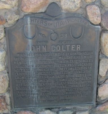 John Coulter Marker. Click for full size. John Coulter Marker image. Click for full size.