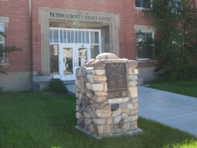 Teton County Veterans Memorial Marker. Click for full size. Teton County Veterans Memorial Marker image. Click for full size.