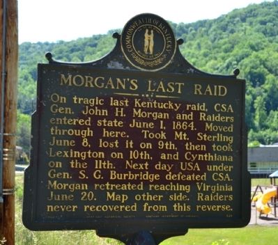Morgan's Last Raid Marker image. Click for full size.