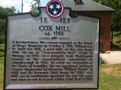 Cox Mill Marker image. Click for full size.