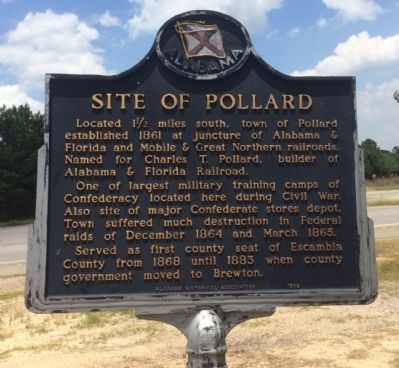 Site of Pollard Marker image. Click for full size.