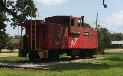 Old Frisco Railway caboose.. Click for full size. Old Frisco Railway caboose. image. Click for full size.