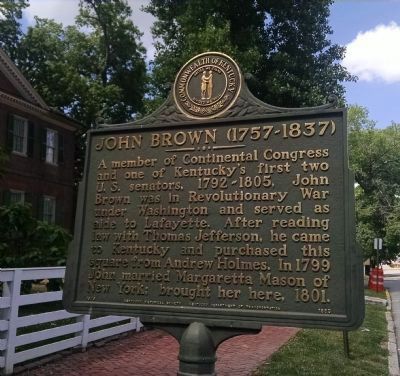 John Brown (1757-1837) Marker image, Touch for more information