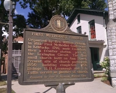 First Methodist Church Marker. Click for full size. First Methodist Church Marker image. Click for full size.