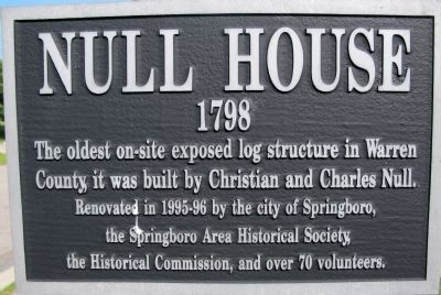Null House Marker image. Click for full size.