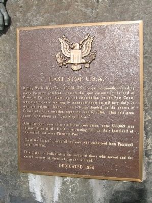 Last Stop U.S.A. Marker. Click for full size. Last Stop U.S.A. Marker image. Click for full size.