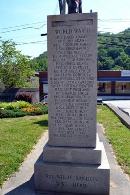 Leslie County Veterans Memorial. Click for full size. Leslie County Veterans Memorial image. Click for full size.
