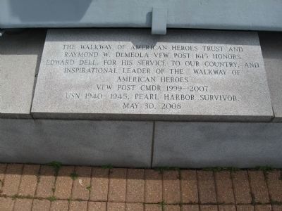 Plaque at the Base of the Anchor image. Click for full size.
