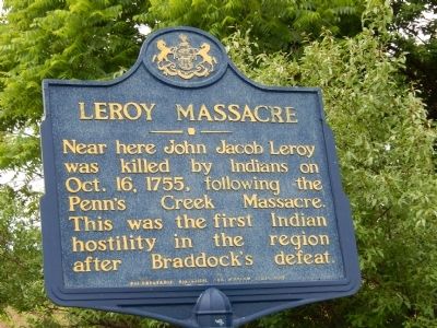 Leroy Massacre Marker image. Click for full size.