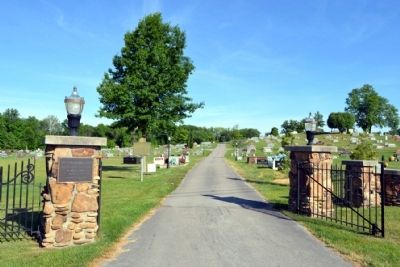South Entrance to A.R. Dyche Memorial Park Cemetery image. Click for full size.