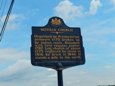 Buffalo Church Marker image. Click for full size.