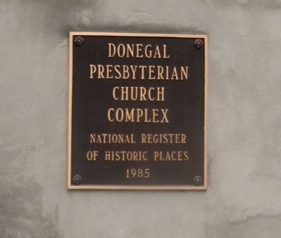 Donegal Presbyteriam Church Complex National Register of Historic Places 1985 image. Click for full size.