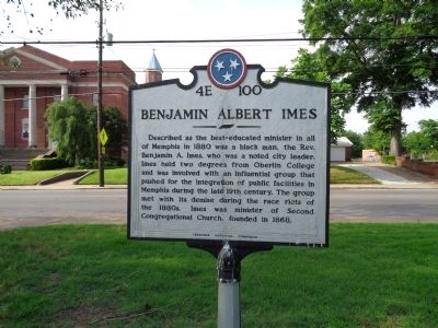 Benjamin Albert Imes Marker image. Click for full size.