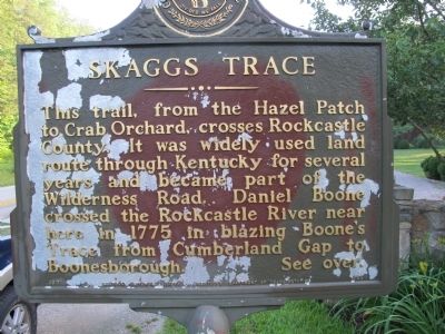 Skaggs Trace Marker image. Click for full size.