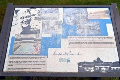 Franklin D. Roosevelt Marker image. Click for full size.