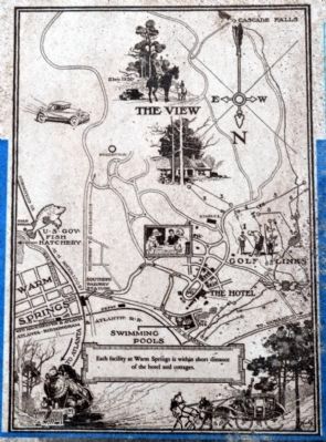 1929 Map of Warm Springs image. Click for full size.