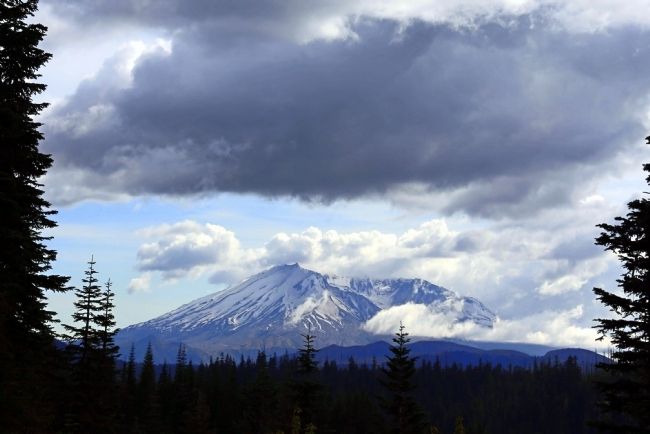 View of Mount St. Helens Today from Bear Meadow image. Click for full size.