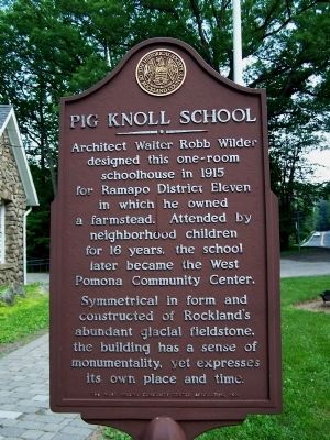 Pig Knoll School Marker image. Click for full size.