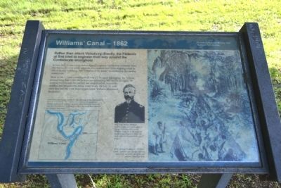 Williams' Canal – 1862 Marker image. Click for full size.