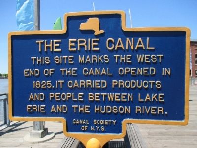 The Erie Canal Marker Side. Click for full size. The Erie Canal Marker Side image. Click for full size.