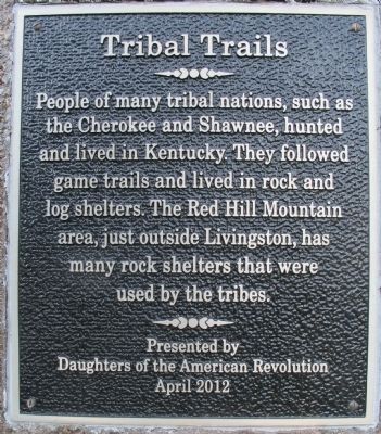 Livingston Trail Head Marker image. Click for full size.