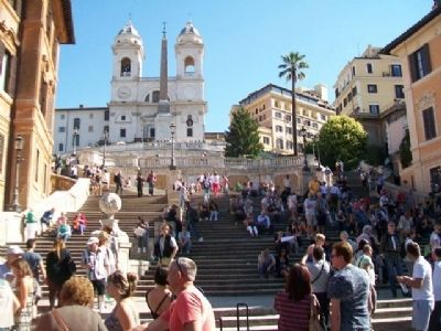 The Spanish Steps / La Scalinata di Trinità dei Monti. Click for full size. The Spanish Steps / La Scalinata di Trinità dei Monti image. Click for full size.