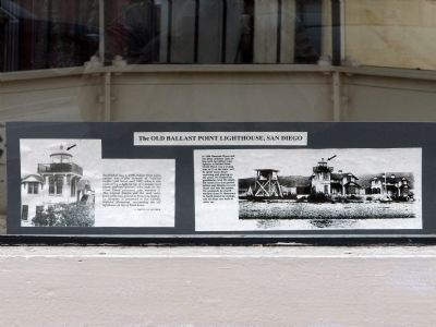 Old Ballast Point Lighthouse, San Diego Marker image. Click for full size.