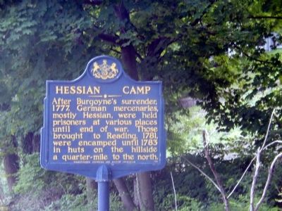 Hessian Camp Marker image. Click for full size.